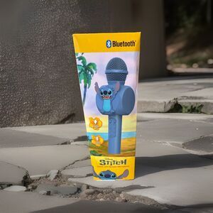 Disney Stitch LED Karaoke Microphone new in box    BLUETOOTH